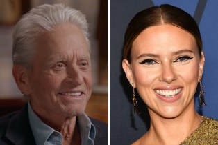 Scarlett Johansson and Michael Douglas