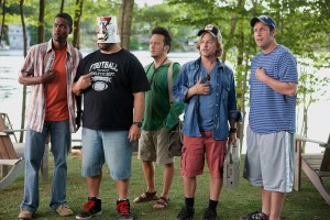 Chris Rock, Kevin James, Rob Schneider, David Spade, and Adam Sandler