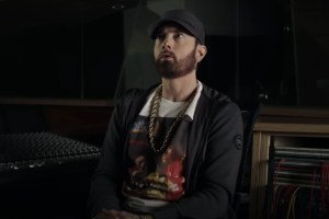 Eminem looking forward